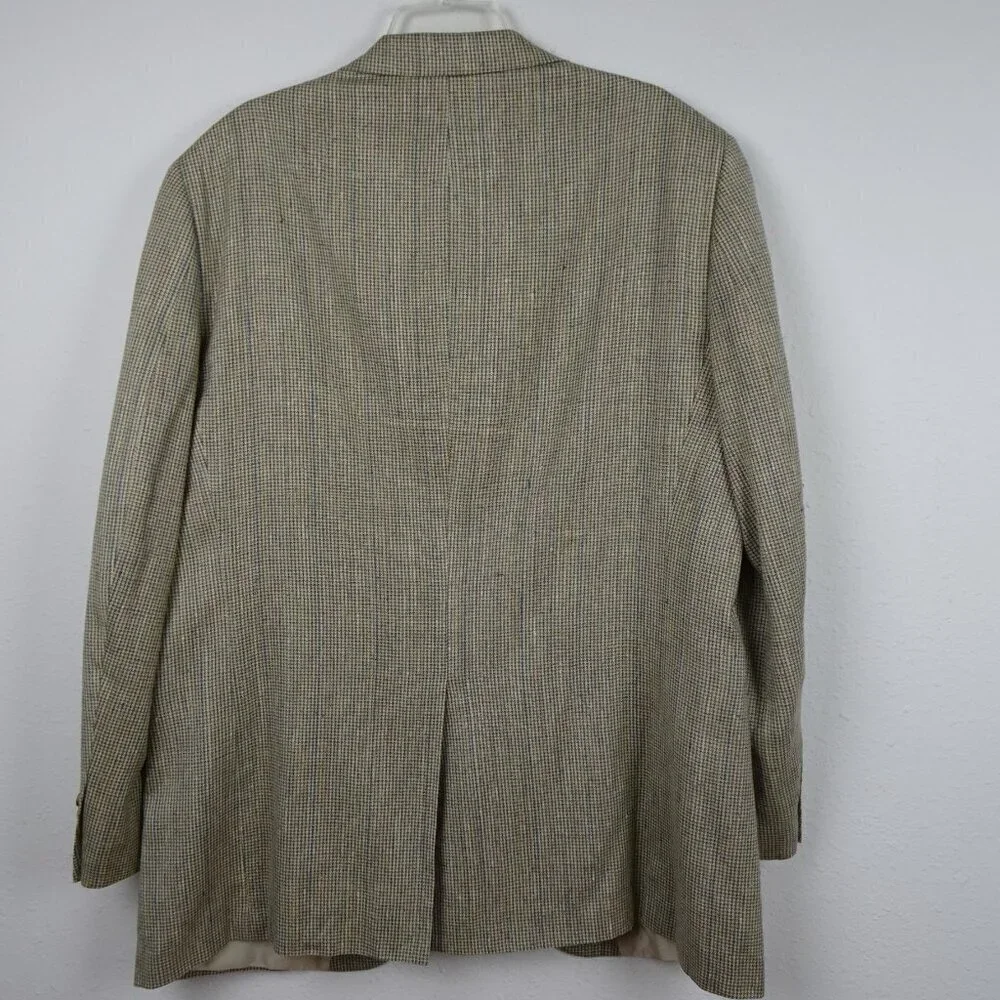 Norm Thompson Sport Coat Blazer Jacket Men's Size 44L Classic Silk Nubby